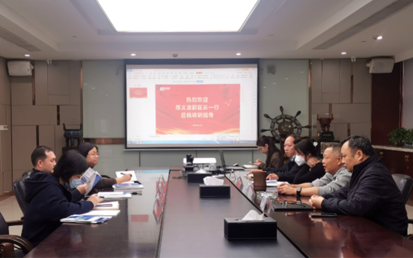 南寧市青秀區(qū)委常委、常務(wù)副區(qū)長邢義波一行走訪調(diào)研中信恒泰