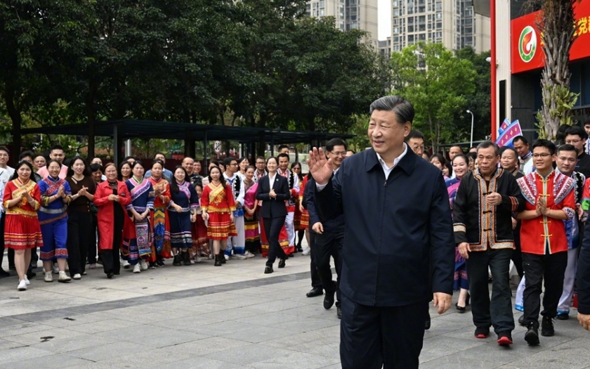 習近平在廣西南寧市考察調(diào)研